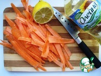Морковные феттуччине ингредиенты