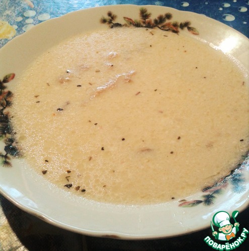 Французский сырный суп