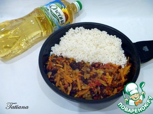 Рис по-монастырски, запеченный в тыкве – кулинарный рецепт