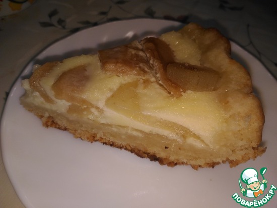 Творожная коврижка с фруктами в мультиварке