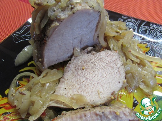 Мясо "Горе луковое" по рецепту Анастасия АГ https://www.povarenok.ru/recipes/show/120403/