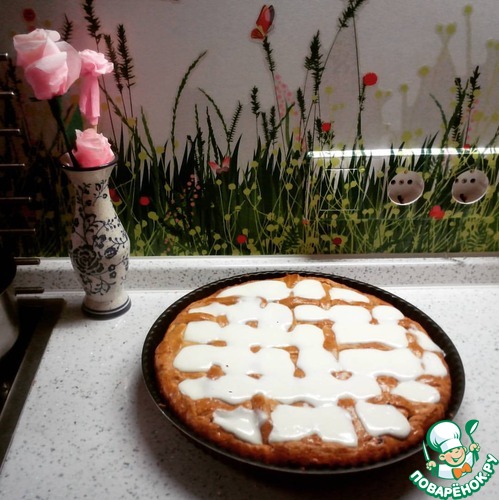 Пирог "Яблочное лукошко"