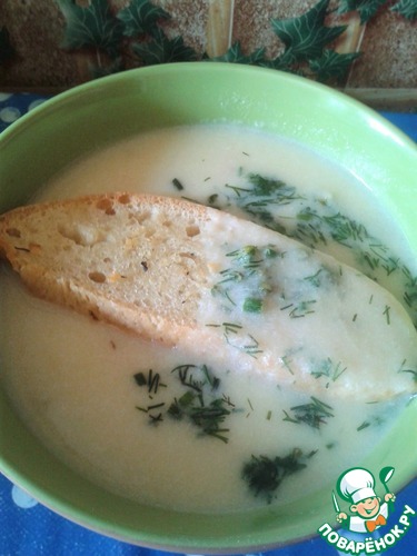 Сырный суп-пюре