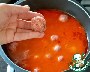 Итальянские мясные тефтели в томатном соусе рецепт с фото пошагово