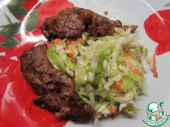 Говяжья печень по-особому по рецепту хозяйка медной горы https://www.povarenok.ru/recipes/show/116852/