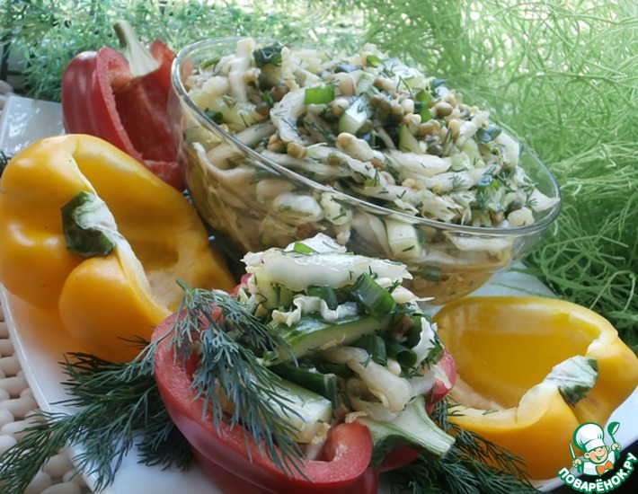 Лучшие рецепты зеленых салатов