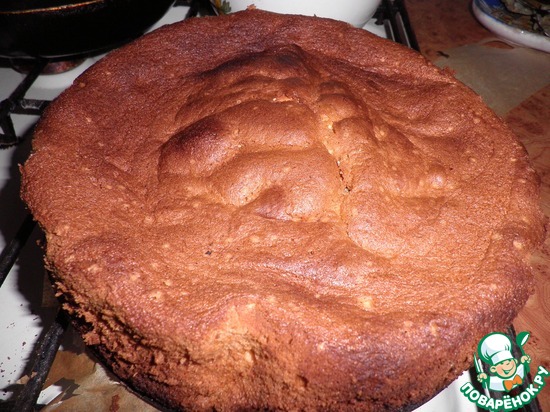 Апельсиновый бисквит для торта