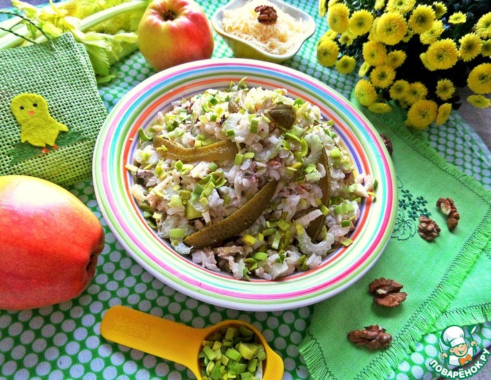 Рецепт: Салат с сельдереем и сыром