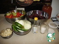 Свекольный салат "Зимний" ингредиенты