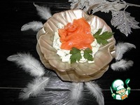 Салат из огурцов с красной рыбой ингредиенты