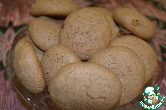 Шоколадное овсяное печенье