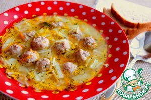 Суп с фрикадельками с вермишелью: пошаговый рецепт с фото