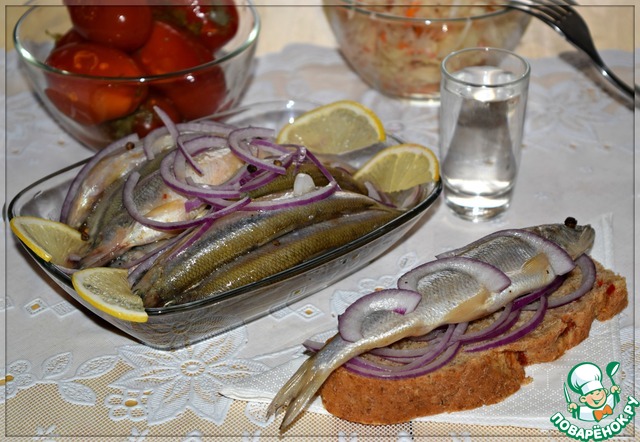Острая маринованная килька – кулинарный рецепт