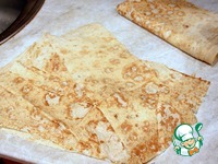 Пирог из лаваша «А-ля жульен» ингредиенты