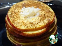 Яблочный колодец с начинкой из риса ингредиенты