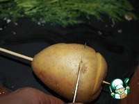 Картофель "Пружинка" с пармезаном и прованскими травами ингредиенты