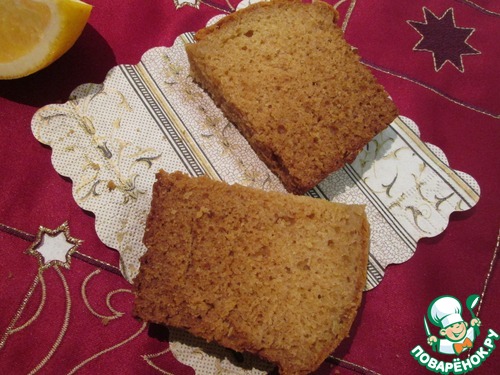 Рецепт Сливочный кекс с медом