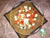 Салат из помидоров с фетой ингредиенты