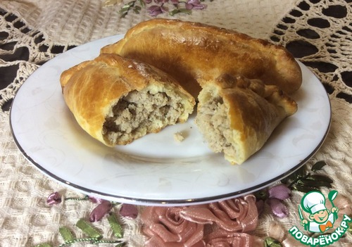 Рецепт Пирожки с мясом «Крошки»
