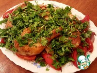 Куриные окорочка на салате "Эль Гуна" ингредиенты