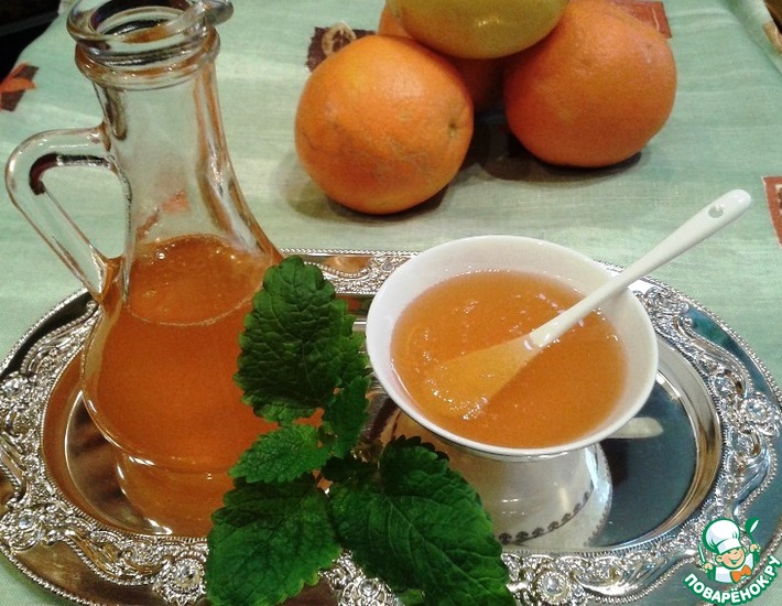 Рецепт: Апельсиново-лимонный сироп