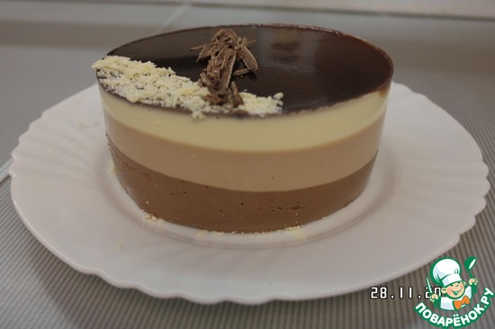 Торт-мусс "Три шоколада"