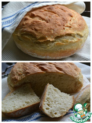 Хлеб без замеса «Проще не бывает» Источник: https://www.povarenok.ru/recipes/show/62225/#dopphotos