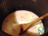 Молочная рисовая каша с киноа ингредиенты