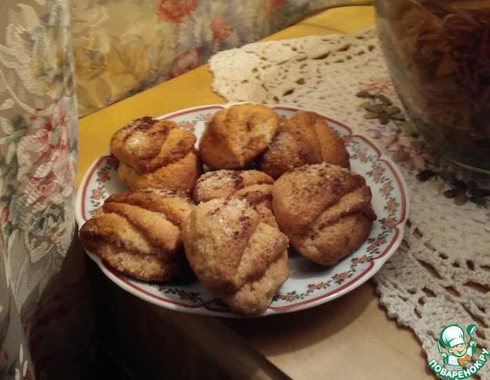 Рецепт: Печенье Имбирные ушки