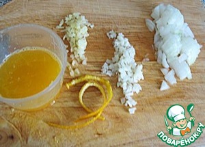 Цитрусовый рис, пошаговый рецепт на 720 ккал, фото, ингредиенты - Talyca