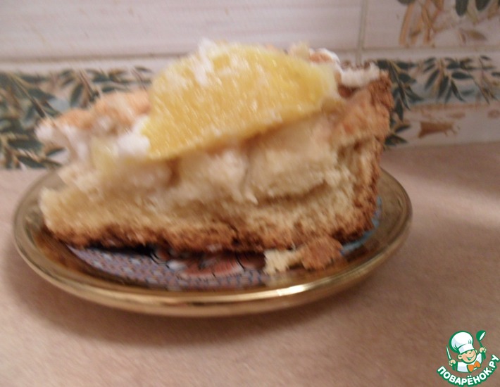 Рецепт: Апельсиново-грушевый пирог