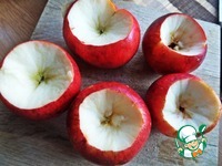 Запечённые яблоки с рисом, орехами и ягодами ингредиенты