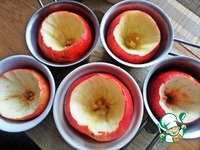 Запечённые яблоки с рисом, орехами и ягодами ингредиенты