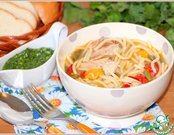 Рецепт: Средиземноморский суп с кроликом