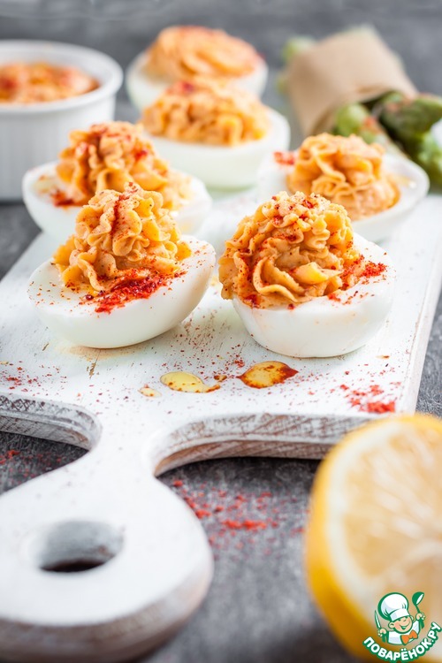 Рецепт блюда: яйца, фаршированные оливками и анчоусами | Новости кулинарии и вкусные рецепты