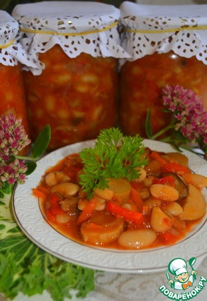 Красная фасоль с грибами - рецепт с фото на Повар.ру