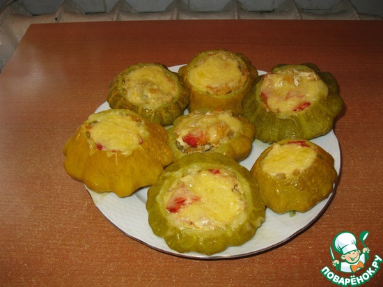 Патиссоны фаршированные