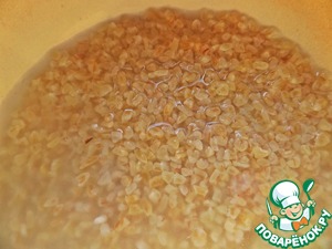 Каша из булгура на воде. Рецепт в кастрюле с фото пошагово