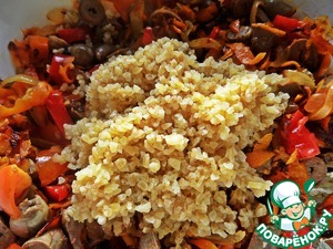 Каша из булгура на воде. Рецепт в кастрюле с фото пошагово