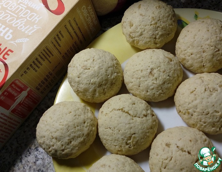 Рецепт: Овсяно-кокосовое печенье