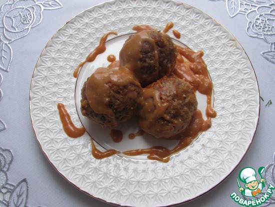 Тефтели с подливой "Субботний обед" по рецепту masha vet https://www.povarenok.ru/recipes/show/139799/