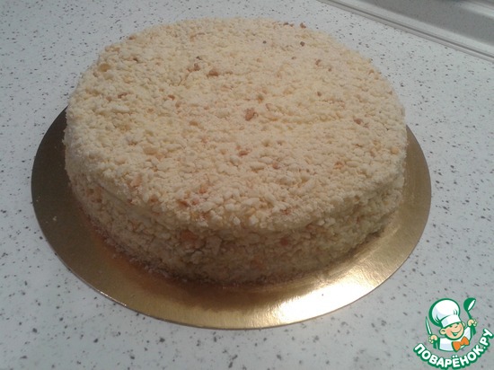 творожный тортик с заварным кремом