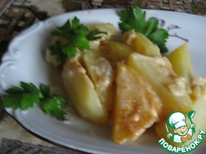Картофель в молоке – кулинарный рецепт