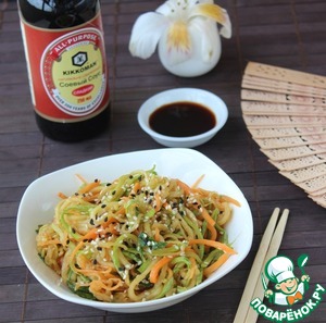 Кабачки по-корейски - 5 самых вкусных рецептов быстрого приготовления с фото пошагово