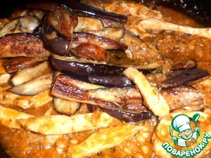 Баклажаны с курицей по-пекински, пошаговый рецепт на 1171 ккал, фото, ингредиенты - Лана