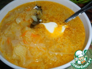 Щи с репой и квашеной капустой — рецепт с фото пошагово