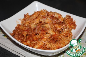 Как приготовить спагетти с фаршем