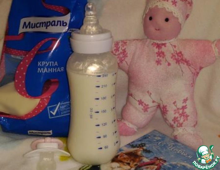 Как приготовить манную кашу на молоке для ребенка 3 месяца