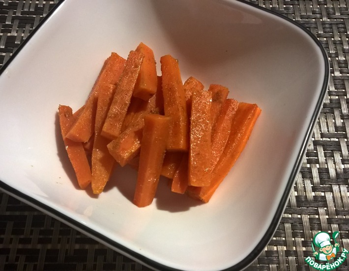 Рецепт: Пряный салат из моркови