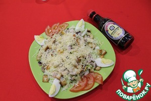 «Цезарь» с морепродуктами: рецепт с фото | Labuda.blog